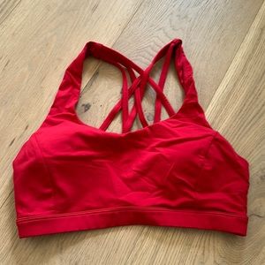 lululemon free to be sports bra red